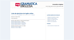 Desktop Screenshot of gramaticainglesa.org